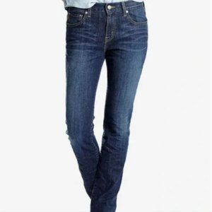 LEVI'S 505 Straight Leg Denim Jeans Dark Wash Size 6